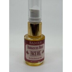 Badger Balm Damascus Rose Antioxidant Face Oil Certified Organic 1 Floz 29.5mL
